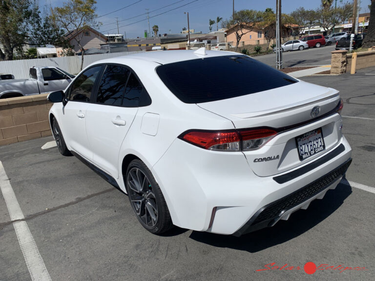 Toyota Corolla Window Tint – Solar Eclipse Window Tinting